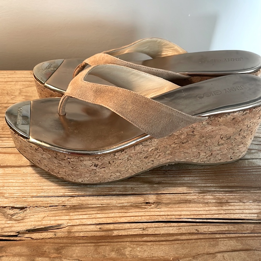 Jimmy Choo cork screw sandal